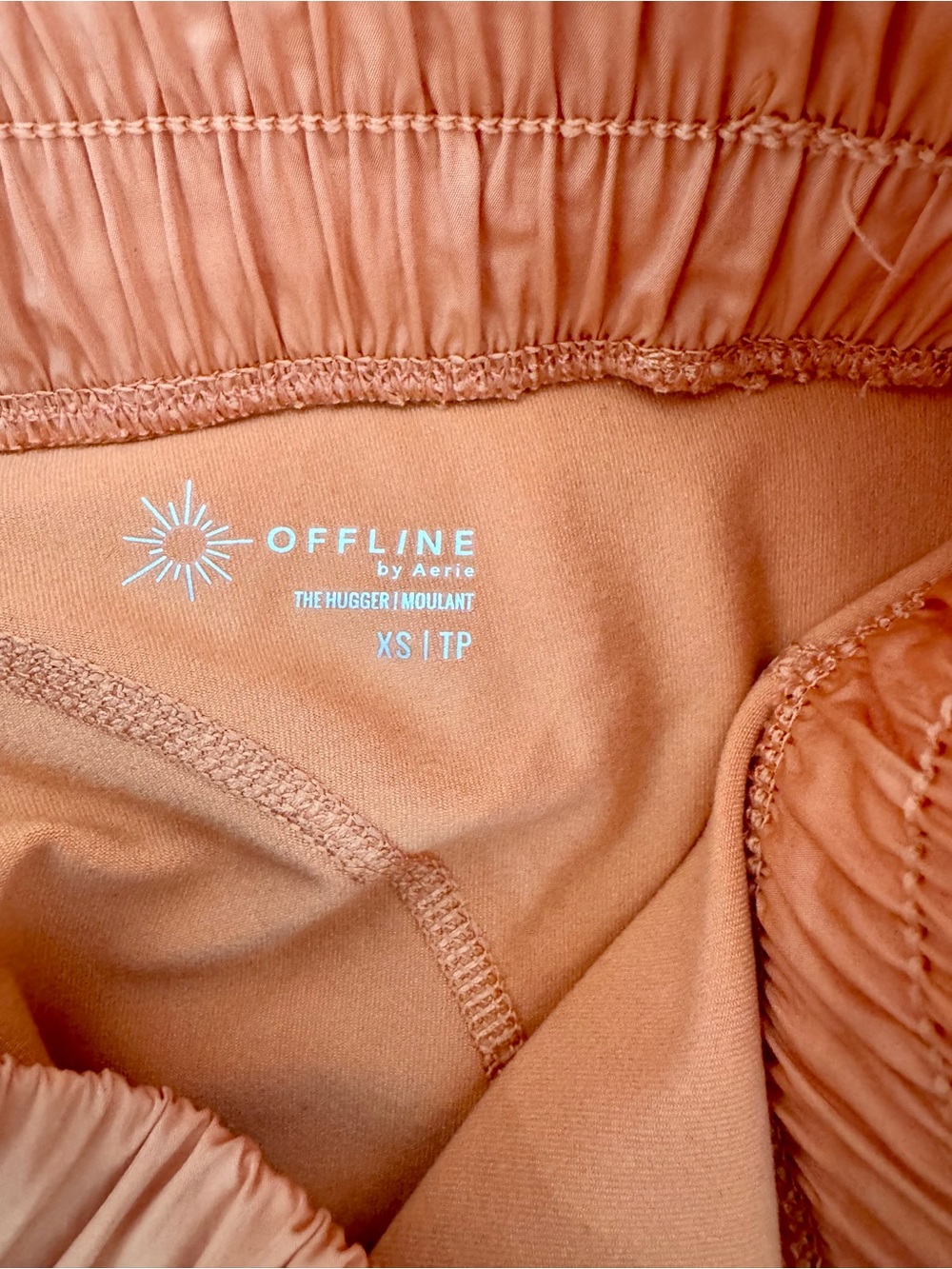AE OFFLINE Orange Women's Athletic Shorts - Picture 3 of 4